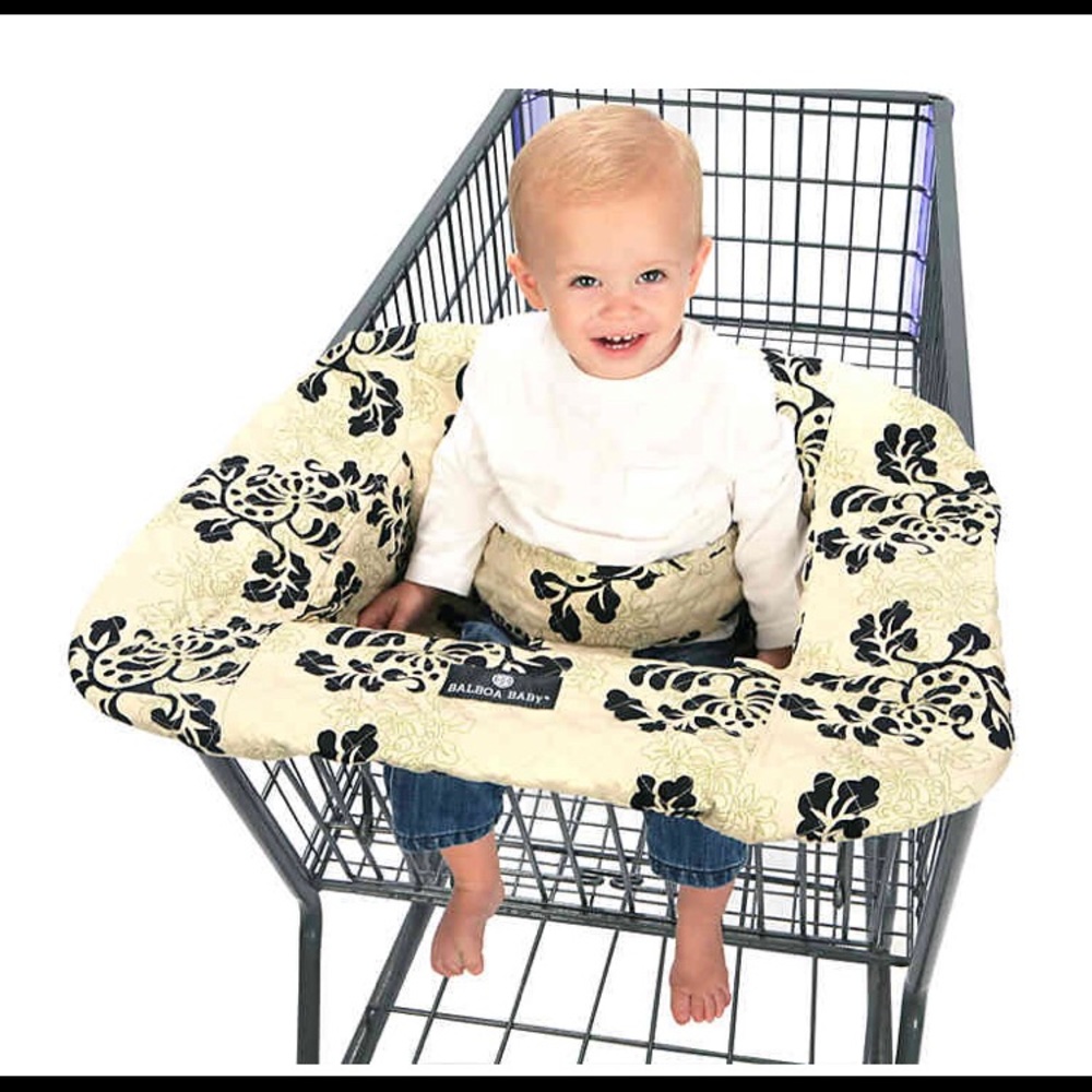 Balboa Baby quilted shopping cart cover